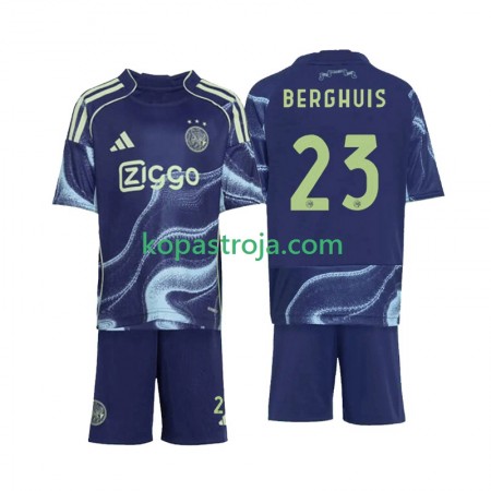 Billiga Fotbollströjor AFC Ajax Steven Berghuis 23 Barn Borta tröja 2025/26 Kortärmad